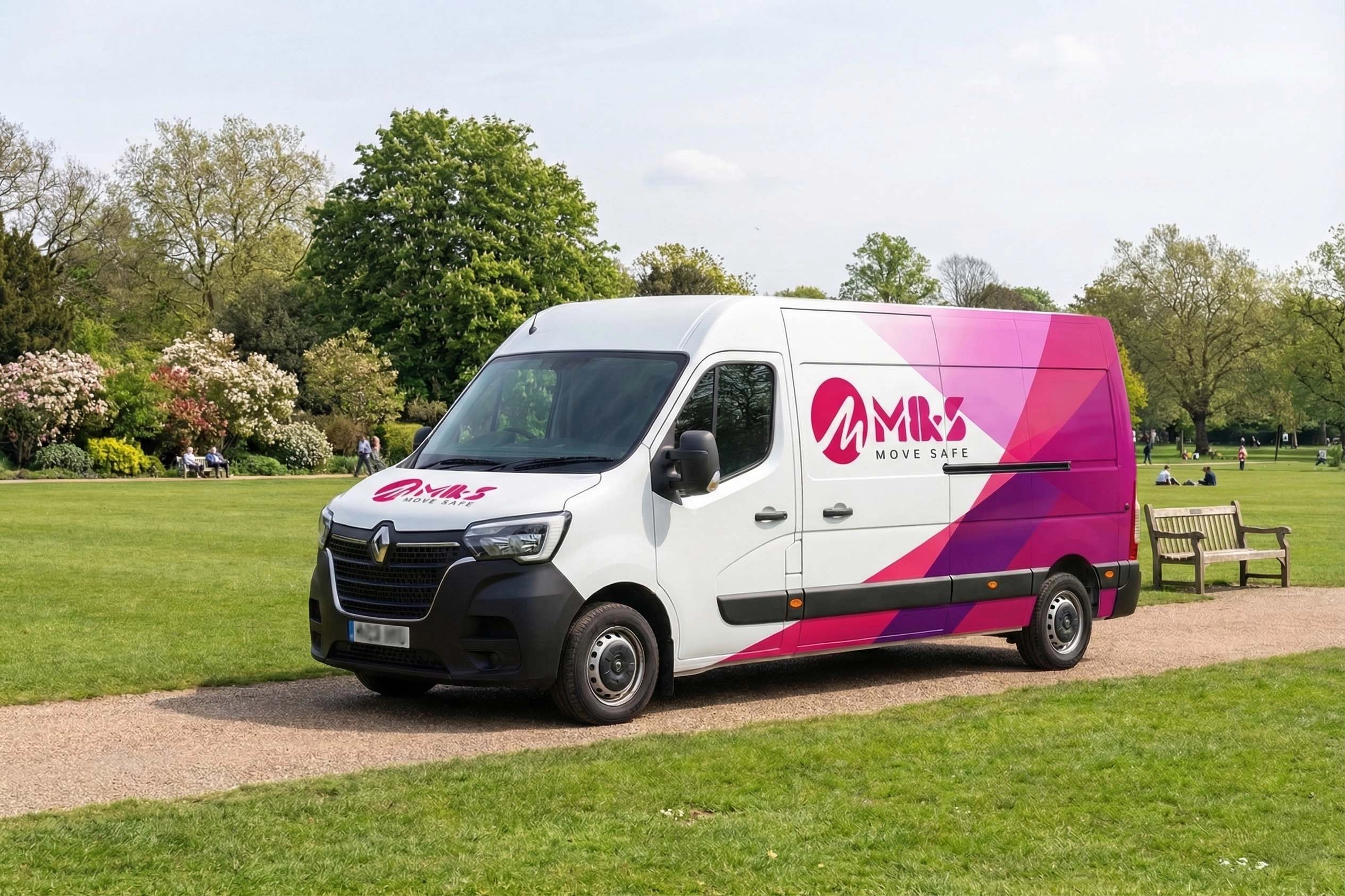 M&S Removals moving van providing professional removals Liverpool services